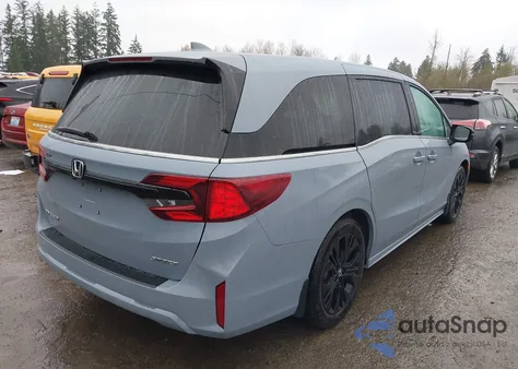 2025 Honda Odyssey Sport-L z USA, uszkodzony, nr VIN 5FNRL6H7XSB006699